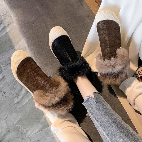 2020 fashion winter snow boots the new ankle round toe low 1cm-3cm flat with plush zipper thicken breathable solid, Black
2020 fashion winter snow boots the new ankle round toe low 1cm-3cm flat with plush zipper thicken breathable solid, Black
