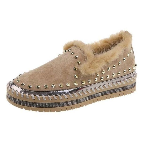trifle thick bottom velvet women's shoes 2020 winter new all-match rivet fashion casual women's sneakers shoes large size 35-43, Black
trifle thick bottom velvet women's shoes 2020 winter new all-match rivet fashion casual women's sneakers shoes large size 35-43, Black
