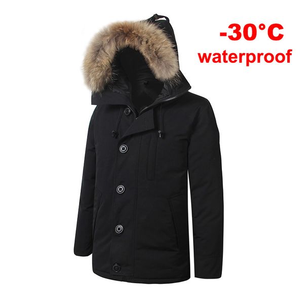 2020 brand new new mens thick down canada usa style chateau parka coat winter warm jacket with raccoon fur -30 degree, Black
2020 brand new new mens thick down canada usa style chateau parka coat winter warm jacket with raccoon fur -30 degree, Black