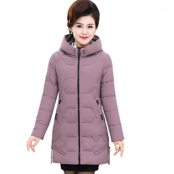 2019 winter coat women middle-aged jacket women plus size mid-long cotton coat female down cotton parkas slim fit outerwear1, Black
2019 winter coat women middle-aged jacket women plus size mid-long cotton coat female down cotton parkas slim fit outerwear1, Black