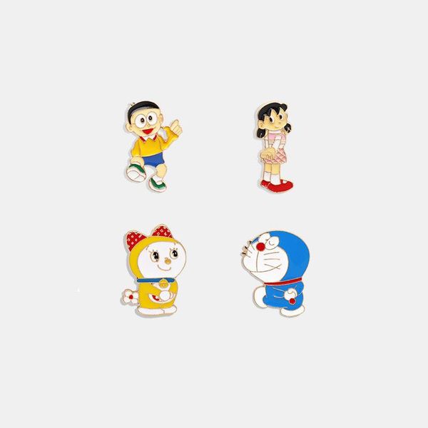 pins, brooches cartoon robot cat doraemon metal enamel pin collar fun animal badge lapel brooch shirt jewelry gift, Gray
pins, brooches cartoon robot cat doraemon metal enamel pin collar fun animal badge lapel brooch shirt jewelry gift, Gray