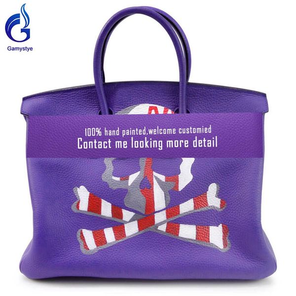 art skull 2021 fashion handbags genuine leather handle bags women messenger bag female shoulder bag luxury classic bags, Black;red
art skull 2021 fashion handbags genuine leather handle bags women messenger bag female shoulder bag luxury classic bags, Black;red