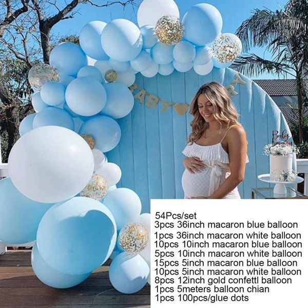 54pcs diy младенца baptism украшения шары arch kit белый синий золотой шар набор для день рождения свадьба baby shower party supplies qylglu
54pcs diy младенца baptism украшения шары arch kit белый синий золотой шар набор для день рождения свадьба baby shower party supplies qylglu