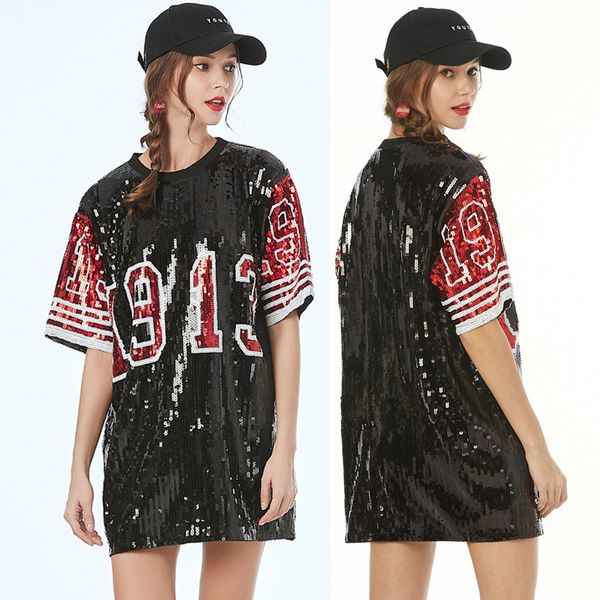 Street Casual Straight Letter Short Patchwork Sequined Elegant Mini Embroidery Number Club Sexy Plus Size cocktail dresses, Black
Street Casual Straight Letter Short Patchwork Sequined Elegant Mini Embroidery Number Club Sexy Plus Size cocktail dresses, Black