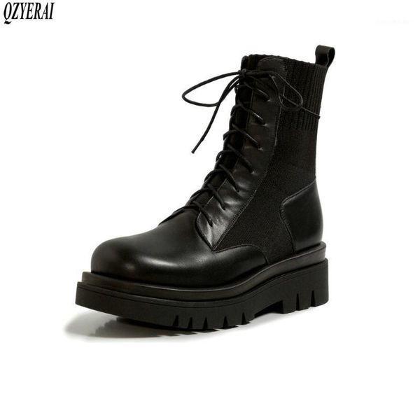 boots qzyerai female genuine leather black white women's autumn and winter shoes size 34-401
boots qzyerai female genuine leather black white women's autumn and winter shoes size 34-401