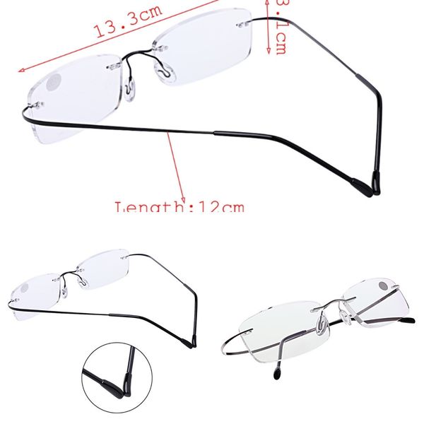 rectangular glasses ultralight new titanium spectacles rimless eyeglass
rectangular glasses ultralight new titanium spectacles rimless eyeglass