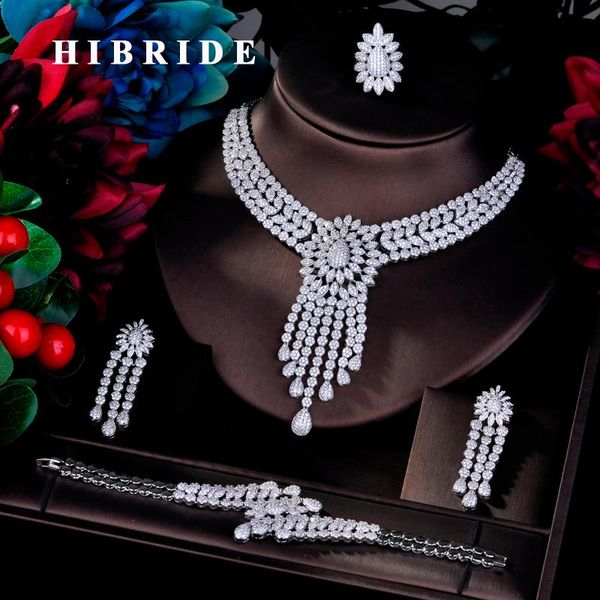 hibride luxury tassel pendant full cz pave big dubai jewelry sets for women bridal wedding accessories jewelry n-763, Silver
hibride luxury tassel pendant full cz pave big dubai jewelry sets for women bridal wedding accessories jewelry n-763, Silver