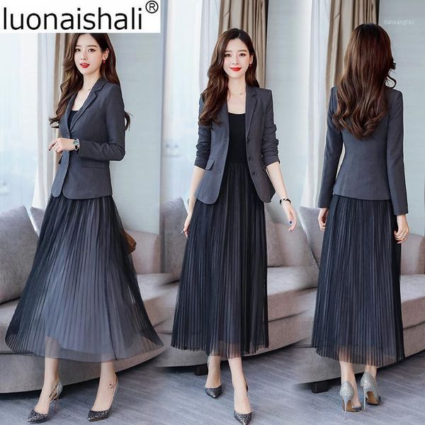 2019 new elegant ladies fashion suit pure color trend simplicity suit women blazer and dress c0281, White
2019 new elegant ladies fashion suit pure color trend simplicity suit women blazer and dress c0281, White