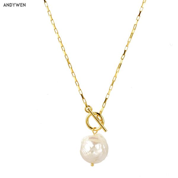 andywen 925 sterling silver gold long chain pearl pendant necklace horoscope jewelry 2020 fashion rock punk jewelry for women q0531
andywen 925 sterling silver gold long chain pearl pendant necklace horoscope jewelry 2020 fashion rock punk jewelry for women q0531