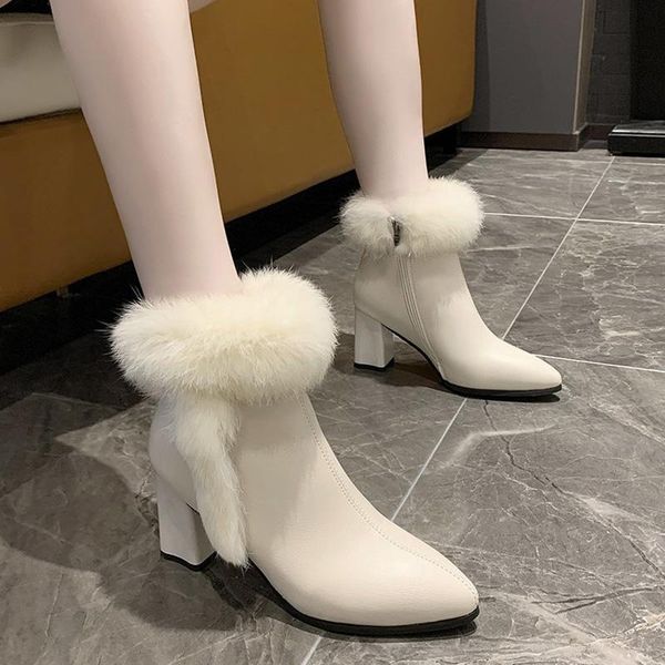 zipper winter boots with fur women's low shoes boots-women plush ankle rubber rock 2021 high heel pointy autumn ladies fabric pu, Black
zipper winter boots with fur women's low shoes boots-women plush ankle rubber rock 2021 high heel pointy autumn ladies fabric pu, Black