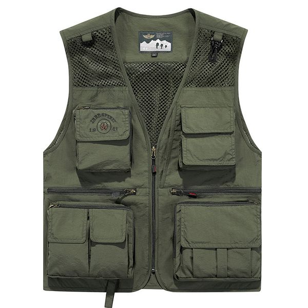 2021 the new new in open air male leisure vest new size large multi-pocket fishing knitted or crocheted quick drying c651, Black;white
2021 the new new in open air male leisure vest new size large multi-pocket fishing knitted or crocheted quick drying c651, Black;white