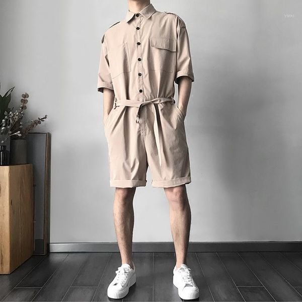 new arrival short sleeve jumpsuits vintage single breasted pocket male playsuits casual loose fit overalls for man1, White;black
new arrival short sleeve jumpsuits vintage single breasted pocket male playsuits casual loose fit overalls for man1, White;black