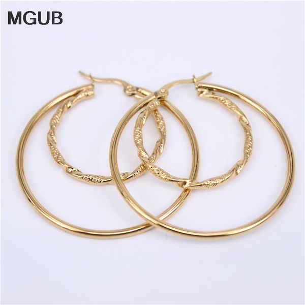 hoop & huggie 2021 design gold color large circle geometric round earrings for women girl wedding party stainless steel jewelry lh763, Golden;silver
hoop & huggie 2021 design gold color large circle geometric round earrings for women girl wedding party stainless steel jewelry lh763, Golden;silver