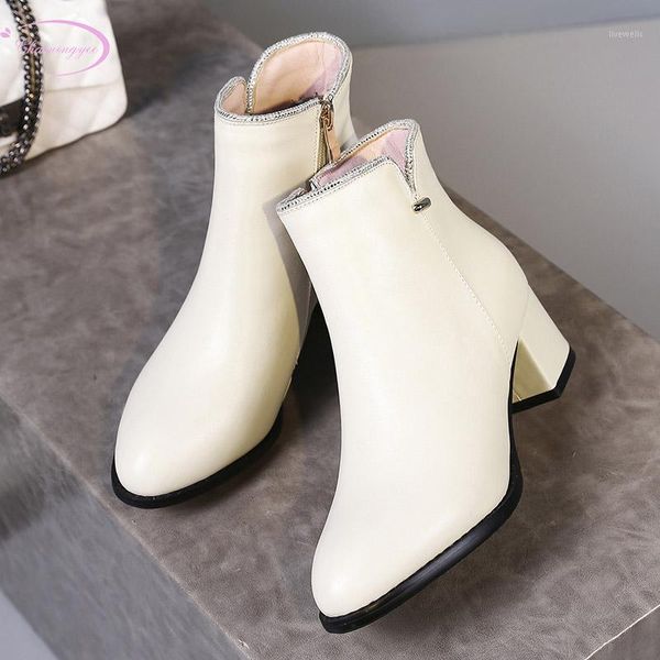 boots chinese casual style genuine leather ankle rhinestone zipper black apricot medium heel thick riding women's shoes1
boots chinese casual style genuine leather ankle rhinestone zipper black apricot medium heel thick riding women's shoes1