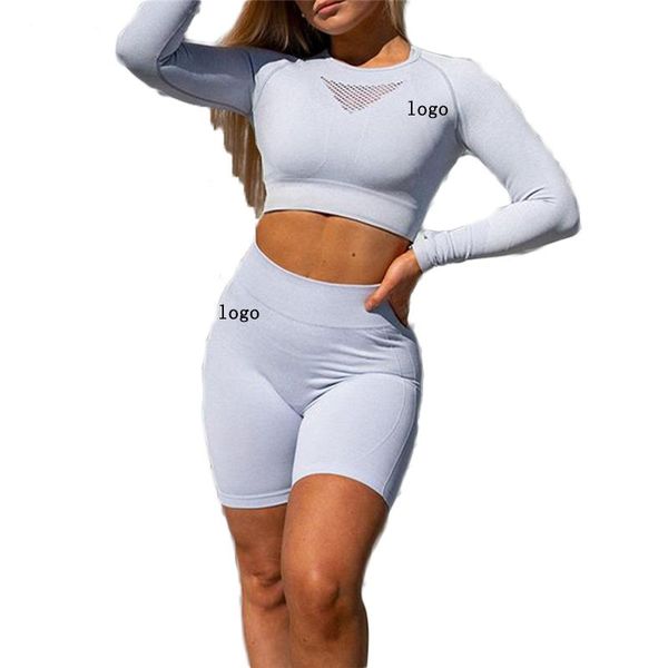 yoga outfits selling knitted seamless fitness suit hip long sleeve shorts set, White;red
yoga outfits selling knitted seamless fitness suit hip long sleeve shorts set, White;red