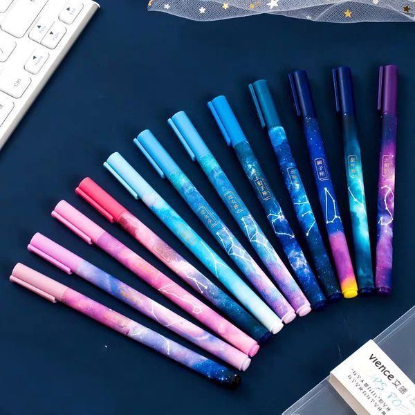 3pcs/lot Kawaii Constellation Pen 0.5mm Starry Black Ink Gel Pen Novelty Student Stationery Gift Office School Writing Supplies
3pcs/lot Kawaii Constellation Pen 0.5mm Starry Black Ink Gel Pen Novelty Student Stationery Gift Office School Writing Supplies