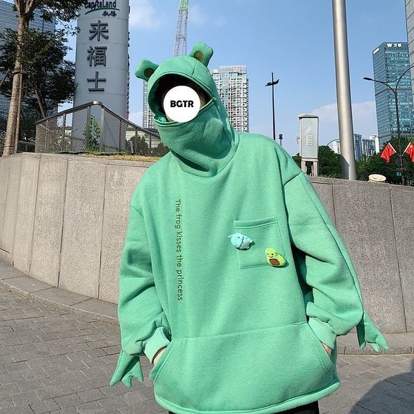 2021 new spring and autumn toad pulley hoodies for boys in addition to velvet thick tide loose with hoodie 4prn, Black
2021 new spring and autumn toad pulley hoodies for boys in addition to velvet thick tide loose with hoodie 4prn, Black