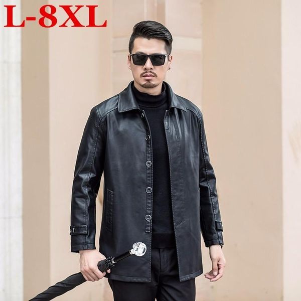 men's fur & faux jacket autumn winter pu leather jackets men fashion windbreaker bomber turn-down collar casual m-4xl warm, Black
men's fur & faux jacket autumn winter pu leather jackets men fashion windbreaker bomber turn-down collar casual m-4xl warm, Black