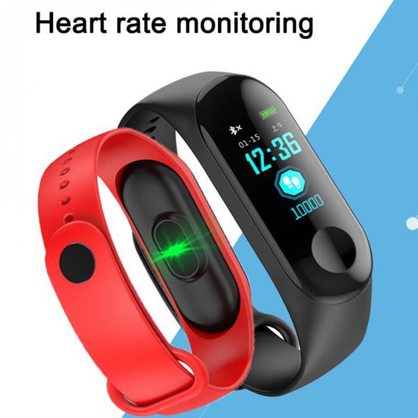 m3 band fitness tracker bracelet heart rate monitor watches waterproof sport for men women smart wristband
m3 band fitness tracker bracelet heart rate monitor watches waterproof sport for men women smart wristband