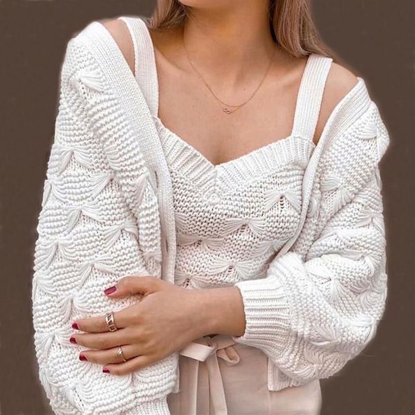 women's knits & tees vintage women elegant knitted sweater sets 2021 fashion cardigan female streetwear vrouw truien bow shirts chic kn, White 
women's knits & tees vintage women elegant knitted sweater sets 2021 fashion cardigan female streetwear vrouw truien bow shirts chic kn, White