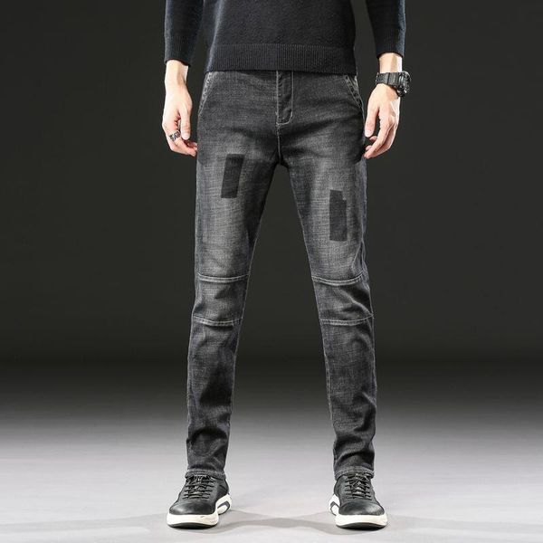 21 spring and autumn straight jeans men's cultivate one's morality leisure black cowboy pants men jeans, Blue
21 spring and autumn straight jeans men's cultivate one's morality leisure black cowboy pants men jeans, Blue