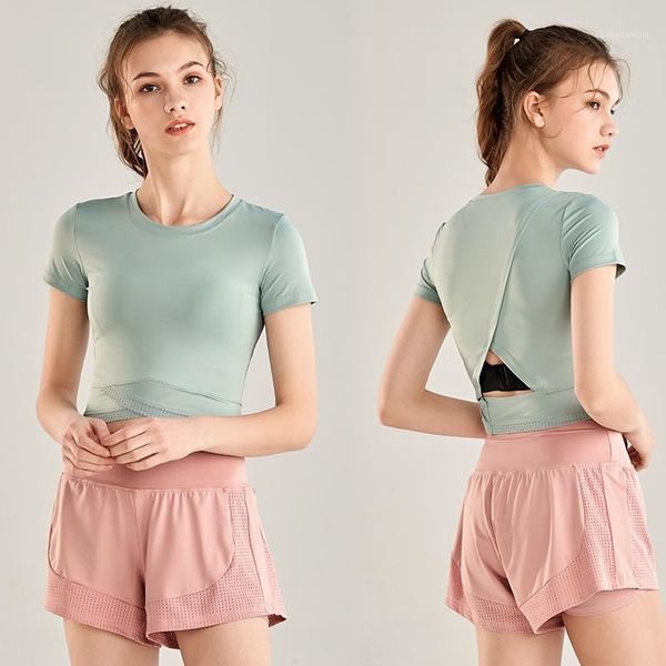 yoga outfits 2021 breathable seamless sport gym crop women running fit for fitness short-sleeved shirts quick dry athletic t-shirt girl, White;red
yoga outfits 2021 breathable seamless sport gym crop women running fit for fitness short-sleeved shirts quick dry athletic t-shirt girl, White;red