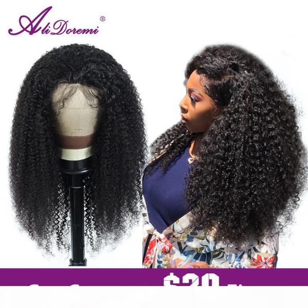 alidoremi afro kinky curly wig lace closure human hair wigs remy brazilian hair 4x4 13x4 wig pre plucked with baby, Black;brown
alidoremi afro kinky curly wig lace closure human hair wigs remy brazilian hair 4x4 13x4 wig pre plucked with baby, Black;brown