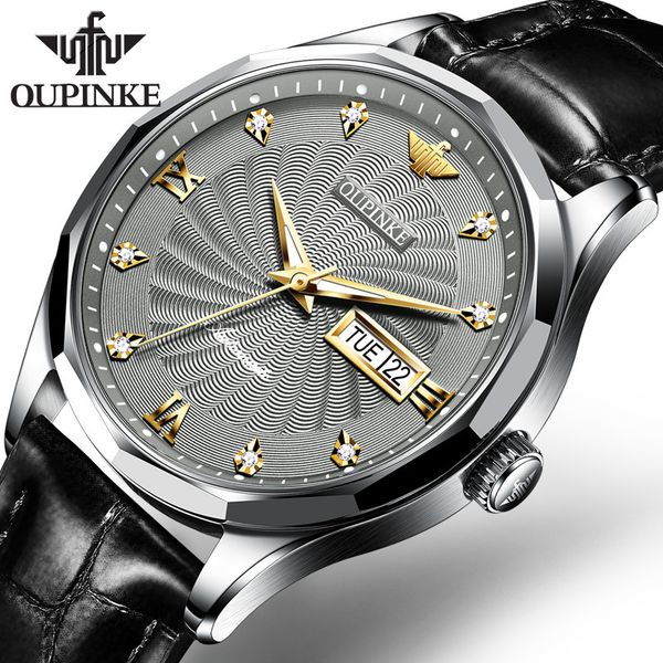 vintage self winding mechanical mens watch oupinke leather simple black diamond watch man sapphire waterproof relogio masculino 0929, Slivery;brown
vintage self winding mechanical mens watch oupinke leather simple black diamond watch man sapphire waterproof relogio masculino 0929, Slivery;brown