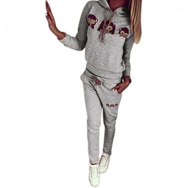 money print animal 2 two piece set and pants tracksuit women hoodies sweatshirts female sportswear sweatsuit pullovers 25/j1, Gray
money print animal 2 two piece set and pants tracksuit women hoodies sweatshirts female sportswear sweatsuit pullovers 25/j1, Gray