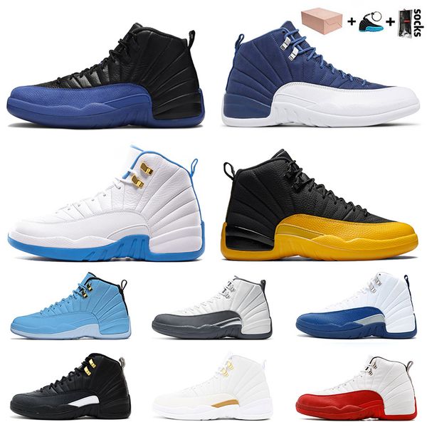 12 12s designer basketball shoes game royal black jumpman indigo university gold retro cherry ovo white men women sport trainers, White;red
12 12s designer basketball shoes game royal black jumpman indigo university gold retro cherry ovo white men women sport trainers, White;red