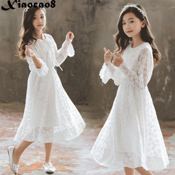 big girls lace dress kids white maxi dresses for girls high grade princess party dress spring fall children long sleeve clothes t200709, Red;yellow
big girls lace dress kids white maxi dresses for girls high grade princess party dress spring fall children long sleeve clothes t200709, Red;yellow