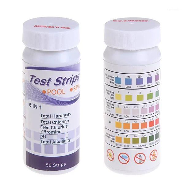 pool & accessories 50pcs multipurpose chlorine ph test strips spa swimming water tester paper sec881
pool & accessories 50pcs multipurpose chlorine ph test strips spa swimming water tester paper sec881