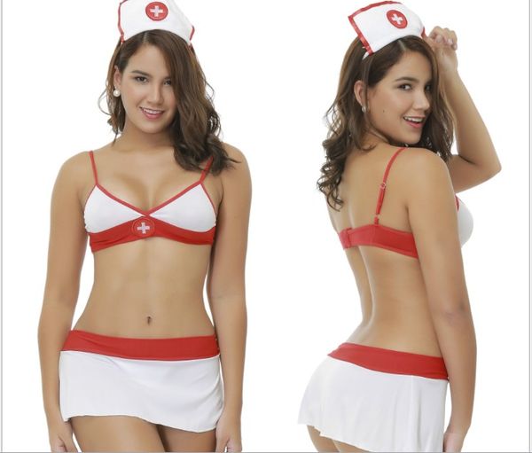 underwear wholesale women' lingerie three-point hollow-out nurses uniform suit wholesale, Red;black
underwear wholesale women' lingerie three-point hollow-out nurses uniform suit wholesale, Red;black