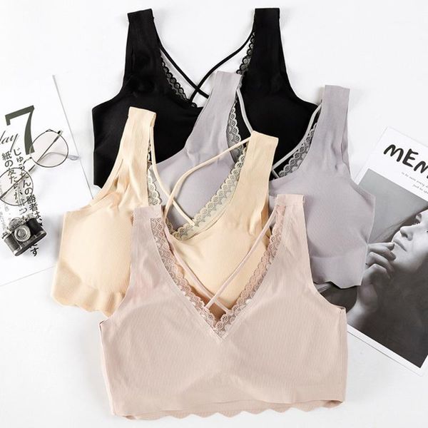 gym clothing summer women lingerie soft tank seamless beauty back underwear fashion cross v-neck padded female bra1, White;black
gym clothing summer women lingerie soft tank seamless beauty back underwear fashion cross v-neck padded female bra1, White;black