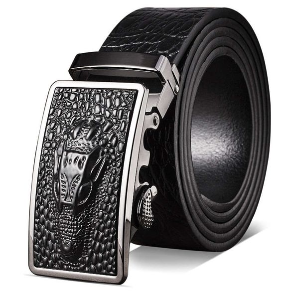 2019 new men's crocodile head leather automatic belt buckle business, Black;brown
2019 new men's crocodile head leather automatic belt buckle business, Black;brown