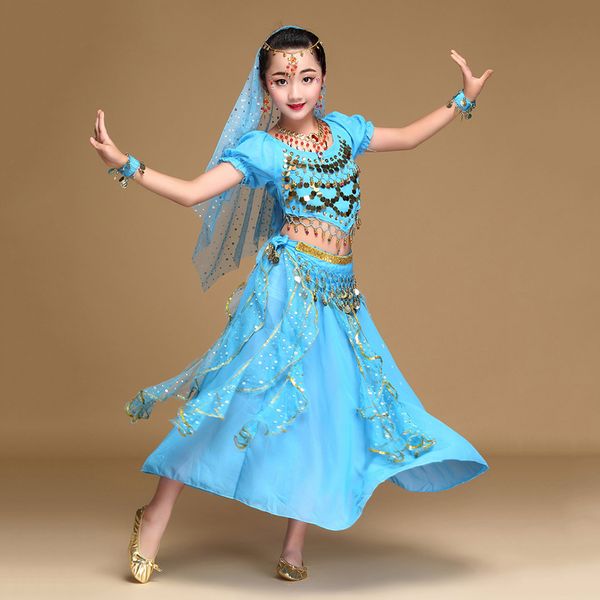 belly dance suit for girl blue yellow red children ballroom children femine indian clothes kid garment q4038, Black;red
belly dance suit for girl blue yellow red children ballroom children femine indian clothes kid garment q4038, Black;red