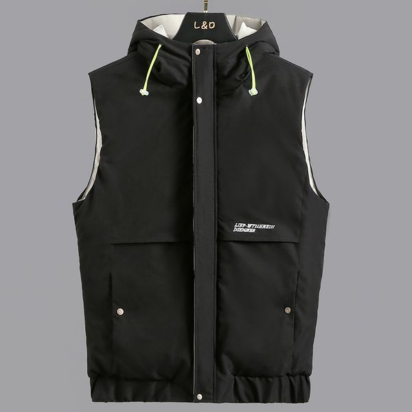 2021 new make of the men sleeveless jackets warm winter down homme thicken chalet vest to hombre k223 alc1, Black;white
2021 new make of the men sleeveless jackets warm winter down homme thicken chalet vest to hombre k223 alc1, Black;white