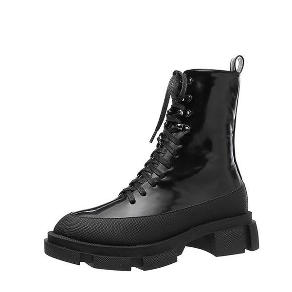 winter keep warm platform women boots 2020 new fashion stitching vamp leather women ankle boots black motorcycle mujer
winter keep warm platform women boots 2020 new fashion stitching vamp leather women ankle boots black motorcycle mujer