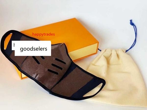 half designer mask, black face brown fashionable leather monogrammed print costume accessories mask with dust bag and bo
half designer mask, black face brown fashionable leather monogrammed print costume accessories mask with dust bag and bo