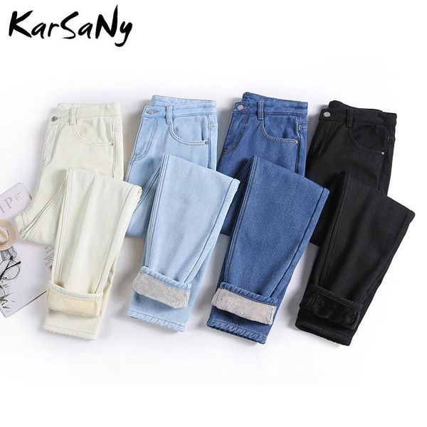 winter straight jeans female denim pants fleece warm 2020 vintage thick mom jeans high waist loose denim pants jean femme, Blue
winter straight jeans female denim pants fleece warm 2020 vintage thick mom jeans high waist loose denim pants jean femme, Blue