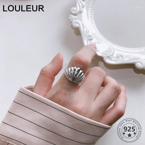 louleur 925 sterling silver shell rings women trendy 925 silver open rings for girls special wide ring fine jewelry1, Golden;silver
louleur 925 sterling silver shell rings women trendy 925 silver open rings for girls special wide ring fine jewelry1, Golden;silver