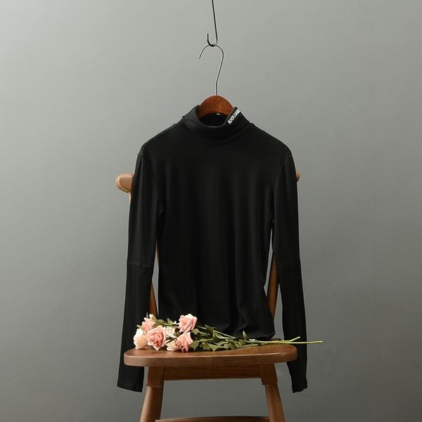 f71m7 embroidered letter high collar bottom shirt bottomembroidered winter 2020 street up and autumn underwear solid color long sleeve t, White
f71m7 embroidered letter high collar bottom shirt bottomembroidered winter 2020 street up and autumn underwear solid color long sleeve t, White