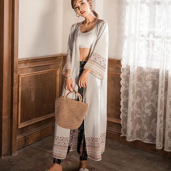 cover-ups boho bohemian print blue summer beach wear long kimono women swimsuit cover up plus size bikini coverup sarong plage a1531
cover-ups boho bohemian print blue summer beach wear long kimono women swimsuit cover up plus size bikini coverup sarong plage a1531