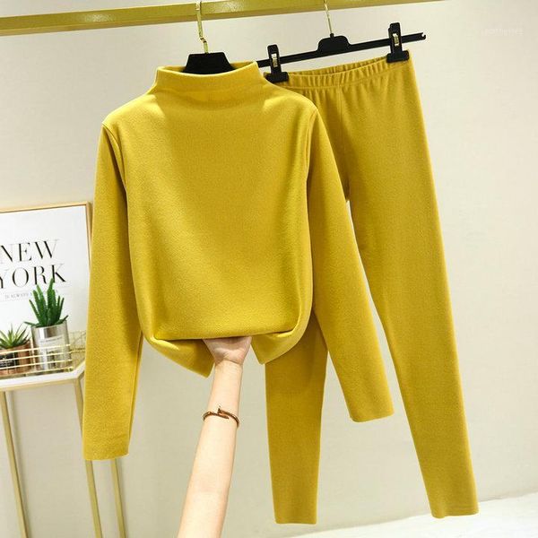 two piece set women knit sport suits thick warm turtleneck women sweater + drawstring harem pants winter jogging outfits1, Gray
two piece set women knit sport suits thick warm turtleneck women sweater + drawstring harem pants winter jogging outfits1, Gray