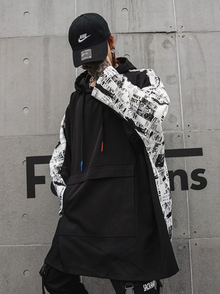 2021 new men high street hip hop oversize loose long sleeve hooded t-shirt male splice tee shirt mens fashion streetwear tshirt mnyc, White;black
2021 new men high street hip hop oversize loose long sleeve hooded t-shirt male splice tee shirt mens fashion streetwear tshirt mnyc, White;black