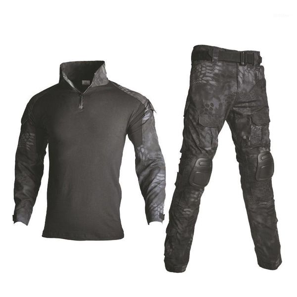 tactical combat uniform multicam shirt + pant elbow knee pads us army clothing black camo suit hunting clothes1, Gray
tactical combat uniform multicam shirt + pant elbow knee pads us army clothing black camo suit hunting clothes1, Gray