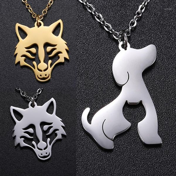 fishhook wolf dog cat friend animal gold color hollow stainless steel for women man kid child pendant necklace lover gift1, Silver
fishhook wolf dog cat friend animal gold color hollow stainless steel for women man kid child pendant necklace lover gift1, Silver