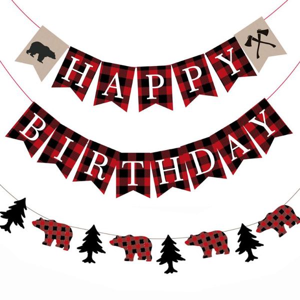 lumberjack party favors hanging banners bunting for kids birthday party christmas decorations plaid bear tree supplies
lumberjack party favors hanging banners bunting for kids birthday party christmas decorations plaid bear tree supplies