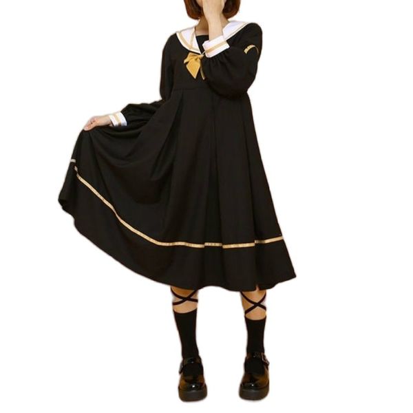 2021 new japanese embroidered girl navy collar uniform long-sleeved lolita dress women cute anime role-playing new fall ih9e, Black;gray
2021 new japanese embroidered girl navy collar uniform long-sleeved lolita dress women cute anime role-playing new fall ih9e, Black;gray