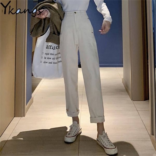 vintage mom meters white jeans women cotton high waist harem denim pant female beige loose boyfriend nine ankle jeans streetwear 201223, Blue
vintage mom meters white jeans women cotton high waist harem denim pant female beige loose boyfriend nine ankle jeans streetwear 201223, Blue